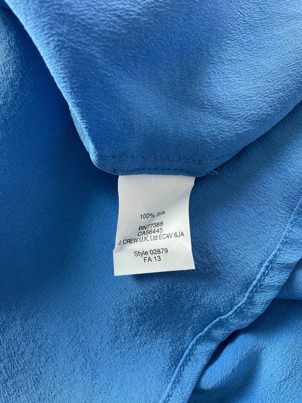 J. Crew Classic-Fit Silk Shirt - Picture 6 of 6